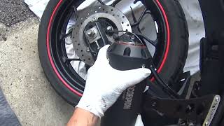 Yamaha XSR 125  Red Power Scorpion Exhaust Installation [upl. by Pish203]