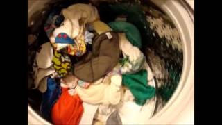 My Cloth Diaper Wash Routine GE HE WasherDryer [upl. by Bosson]