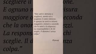 Platone📖 platone filosofia frasi citazioni cultura libri poesia poesie poeta [upl. by Severson]