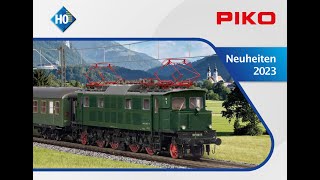 PIKO Neuheiten 2023  Spur H0 [upl. by Akienat]