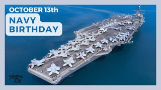 Navy Birthday on October 13 [upl. by Jacoby469]