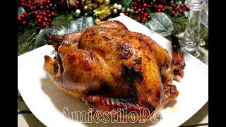 Pavo al horno con chipotle Navidad2017 [upl. by Voss]