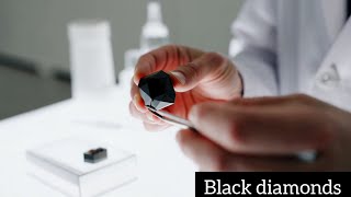 How to identify raw black diamonds quotcarbonadoquot at home set [upl. by Yraeg34]