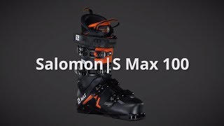 2019 Salomon S Max 100 Mens Boot Overview by SkisDotCom [upl. by Kylie]