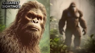 The Clearest Bigfoot Sightings Ever Caught on Camera 3 [upl. by Eynahpets]