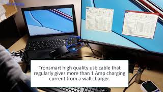 Dell P2419H Monitor USB 30 hub speed test phone charging real life power consumption in Watts [upl. by Baryram441]