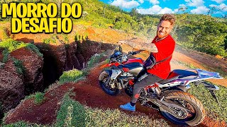 FUI NO MORRO DO DESAFIO COM MINHA MOTO NOVA GS 310  😱 A PIOR DESCIDA DE TODAS [upl. by Gwen]