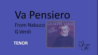 TENOR 1 Va pensiero Nabuco  Verdi [upl. by Dacy]