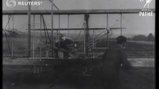 The Wright brothers first aeroplane flight 1903 [upl. by Rhoades118]