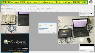 CXDesigner backup project from OMRON touch screen model NS10 TV00B V2 [upl. by Rebecca171]