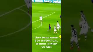 Lionel Messi Number 2 On The GOAT List Subscribe To Watch Full Video [upl. by Adaven454]