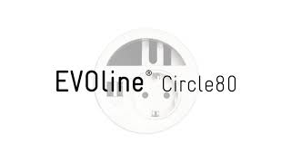 EVOline Circle80 Einbausteckdose mit Doppel USB Charger [upl. by Encrata]