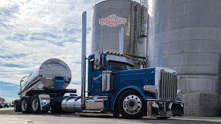 OLDENKAMP TRUCKING AT WEST LEPRINO FOODS PLANT LEMOORECA [upl. by Ariad]