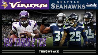 AP SingleHandedly Battles the LOB Vikings vs Seahawks 2012 Week 9 [upl. by Albers418]