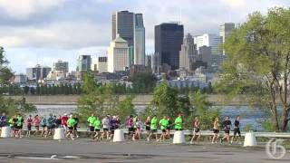 Slowmo Montreal Marathon [upl. by Yendyc535]