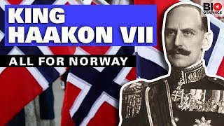 King Haakon VII All for Norway [upl. by Hgielra]