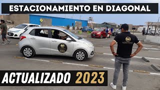 2023 quotESTACIONAMIENTO DIAGONALquot EXPLICACIÓN AL DETALLE EXAMEN DE MANEJO A1 TOURING VIDEO CLAVE [upl. by Anifesoj]