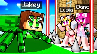 Baza SECURIZATA vs JAKEY Paianjen MUTANT in Minecraft [upl. by Theodora511]