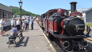 Mountain Spirit Steam Train Porthmadog to Blaenau Ffestiniogog [upl. by Manson]