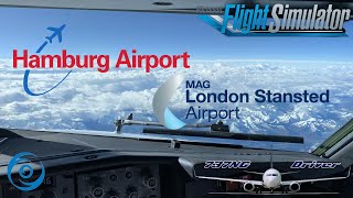 PMDG 737700 for MSFS Hamburg to London and back by real 737 pilot during VATSIM Events [upl. by Yadahs764]