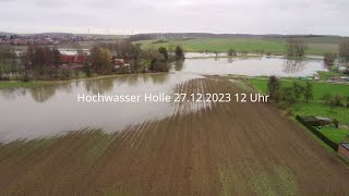 Hochwasser 2023  Holle  Sottrum 27122023 [upl. by Eddra426]