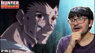 GON VS PITOU  Hunter x Hunter Episode 130 and 131 REACTION [upl. by Lacsap]