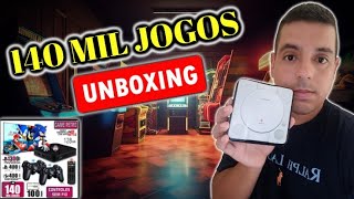 Unboxing Videogame Retro Elite 140 MIL JOGOS da Shopee Brack Games Retro [upl. by Stirling733]