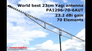 World Best and Biggest 23cm Low Noise Yagi Antenna [upl. by Remsen88]