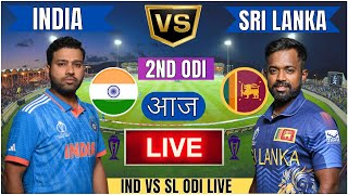 Live IND Vs SL Match Score  Live Cricket Match Today IND vs SL 2nd Odi live 1st innings livescore [upl. by Sixele27]