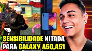 SAIU MELHOR DPI E SENSIBILIDADE GALAXY A50A51 NOVA ATUALIZAÃ‡ÃƒO FREE FIRE 2024 [upl. by Rahcir8]