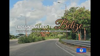 My 15 minutes journey in Belize What you need to know to cross Mexico and Belize border for FREE [upl. by Ragg]