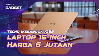 Tecno Megabook K16S Harga dan Spesifikasi [upl. by Dewees]