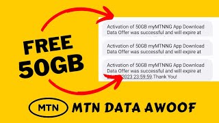 MTN FREE Data Cheat 2024  Trick to get MTN data for FREE [upl. by Annauqal889]