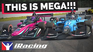 iRacing INDYCAR is online sim racing at its BEST  S4 W8 Road Atlanta [upl. by Mayor]