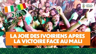 LA JOIE DES IVOIRIENS APRES LA VICTOIRE FACE AU MALI [upl. by Victory38]