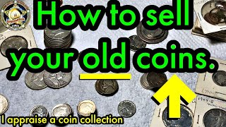 How to sell your old coins I appraise a coin collection [upl. by Iggep]