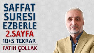 Saffat suresi 2sayfa ezberle 10 tekrar Fatih Çollak 15dönüş 23sayfa Kuranı Kerim 446sayfa [upl. by Emmerich]