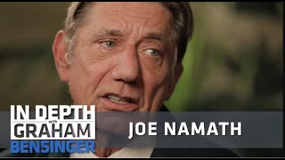 Joe Namath Overcoming alcoholism illegal college offers and playing through concussions [upl. by Helve]