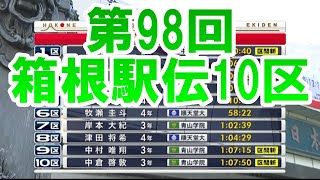 第98回 箱根駅伝 10区 ダイジェスト 2022 × シャイニングスター [upl. by Eidarb]