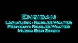 Karaoke Ensiban  Ramles Walter HD 1080p [upl. by Ahselyt]