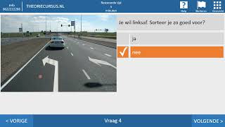 Theorie examen 2023  Autotheorie  Fietsstrook  Suggestiestrook  CBR examen [upl. by Attenej295]