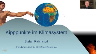 Prof Rahmstorf Kipppunkte im Klimasystem [upl. by Gerstner]