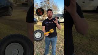 Grinder Powered Tire For The Handyman Hertzmobile [upl. by Nireves669]