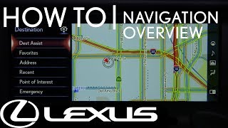 HowTo Use Navigation  Overview  Lexus [upl. by Yanahc]