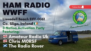 Ham Radio WWFF  Lissadell Beach  Ireland  Hamstick vs Dipole Antenna Comparison  YouTube Collab [upl. by Adnovay]