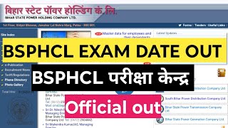 bsphcl exam date out official exam date exam centre [upl. by Evante]