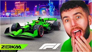 SIDEMEN RACING TEAM IN LAS VEGAS F1 23 My Team 17 [upl. by Three]