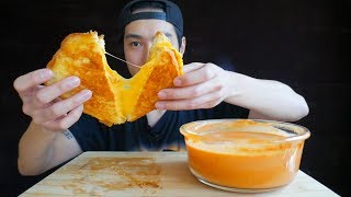 Grilled Cheese w 10 Slices of Cheese amp Tomato Soup  MUKBANG [upl. by Corrine]