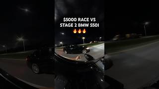 INSANE 5000 RACE VS A BMW 550I STAGE 2 🔥🔥🔥 [upl. by Jenica161]