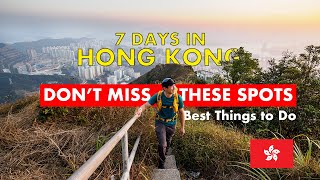 17 TOP THINGS TO DO in Hong Kong 🇭🇰  7 Days in HK Part 1 [upl. by Arymat7]